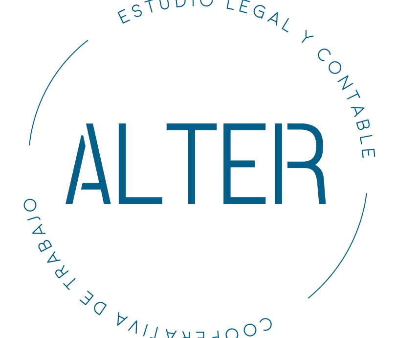 Logo ALTER azul fondo blanco